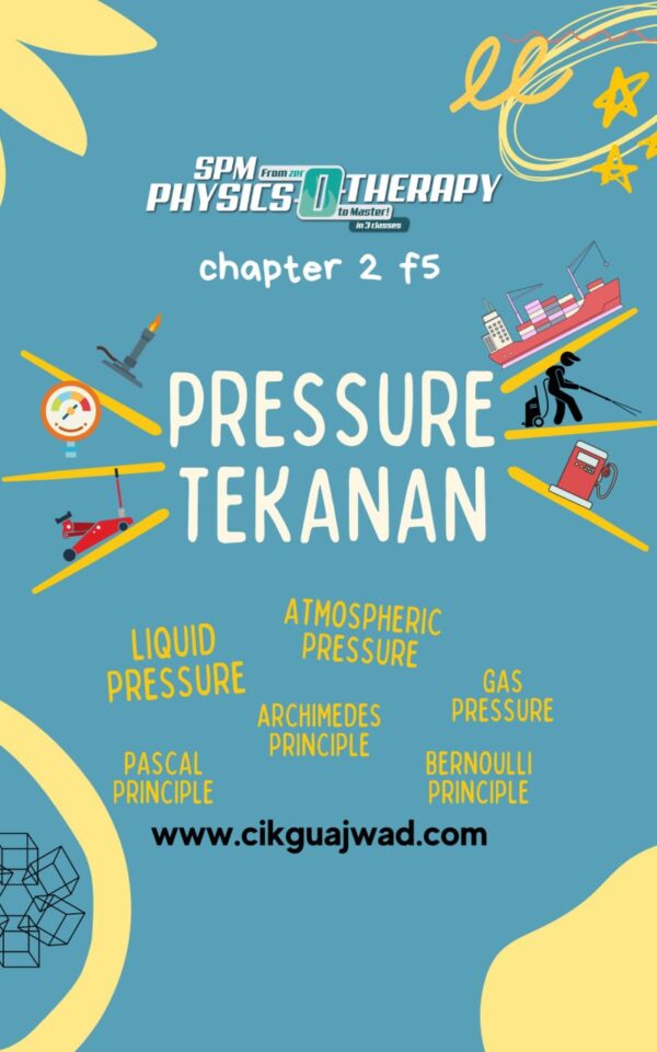 Buku Pressure Fizik (chapter 2 form 5) -Cikgu Ajwad