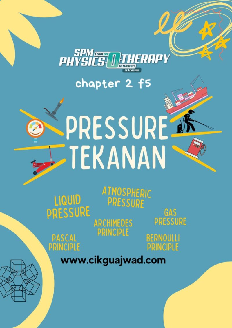 Buku Pressure Fizik (chapter 2 form 5) -Cikgu Ajwad