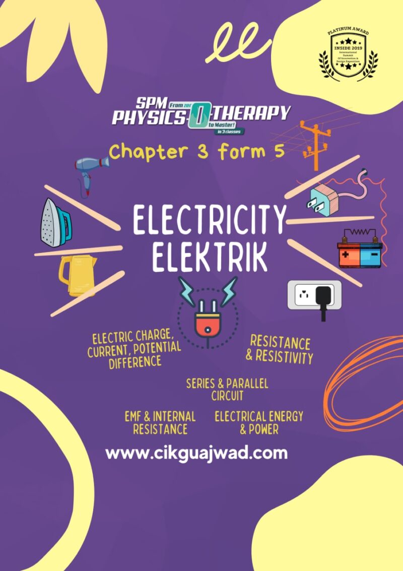 Buku Electricity Fizik (chapter 3 form 5) -Cikgu Ajwad