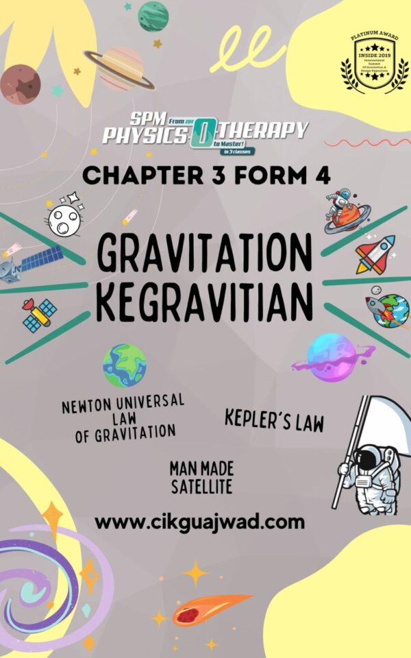 Buku Gravitation Fizik(chapter 3 form 4) -CIkgu Ajwad