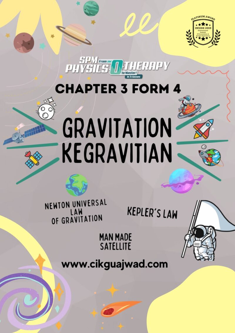 Buku Gravitation Fizik(chapter 3 form 4) -CIkgu Ajwad
