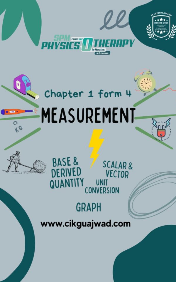 Buku Measurement Fizik (chapter 1 form 4) -Cikgu Ajwad