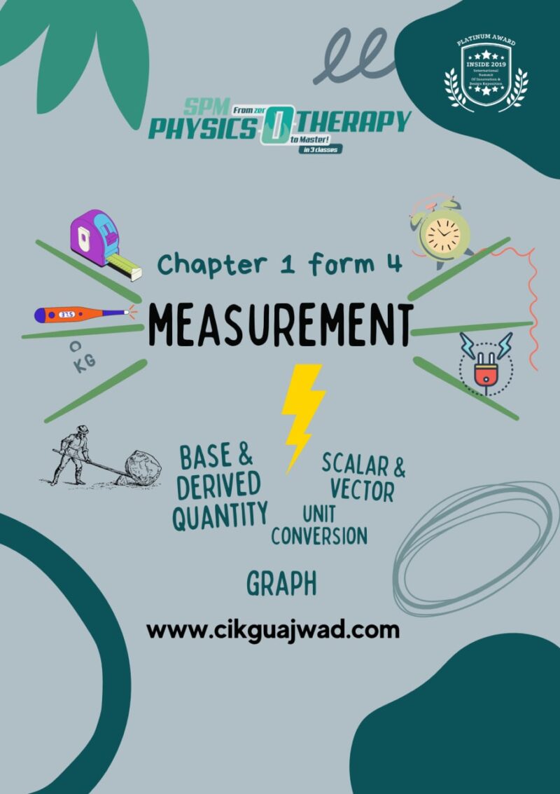 Buku Measurement Fizik (chapter 1 form 4) -Cikgu Ajwad