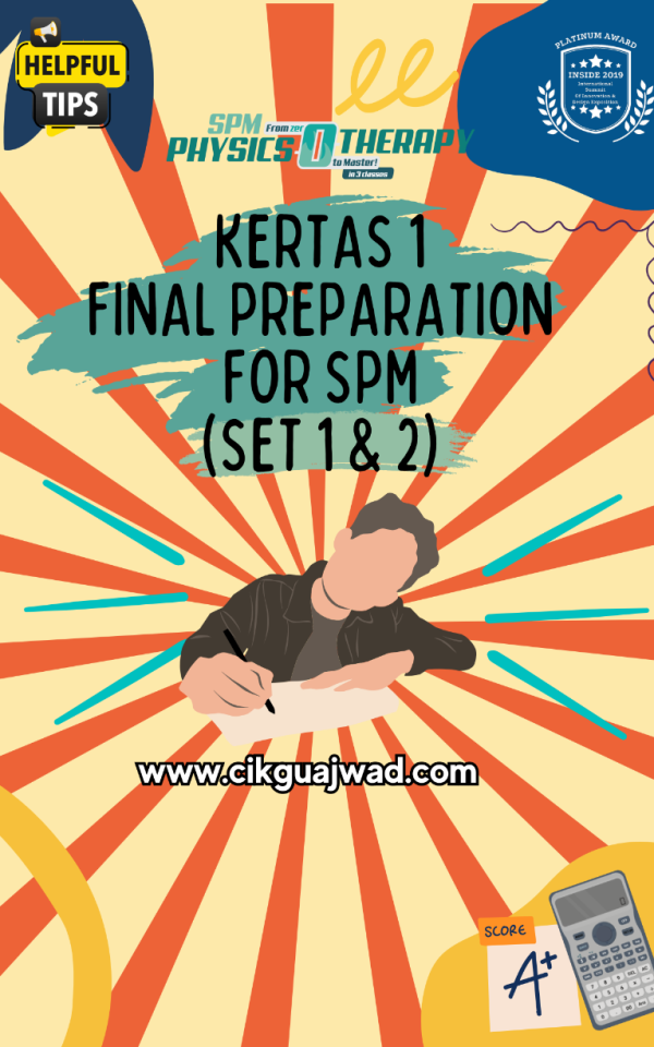 Buku Kertas 1 FInal Preparation For SPM (set 1 & 2) -Cikgu Ajwad