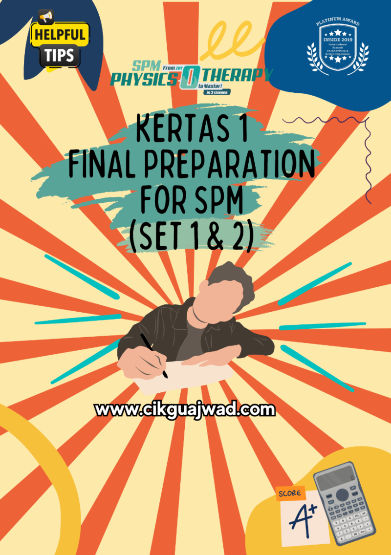 Buku Kertas 1 FInal Preparation For SPM (set 1 & 2) -Cikgu Ajwad